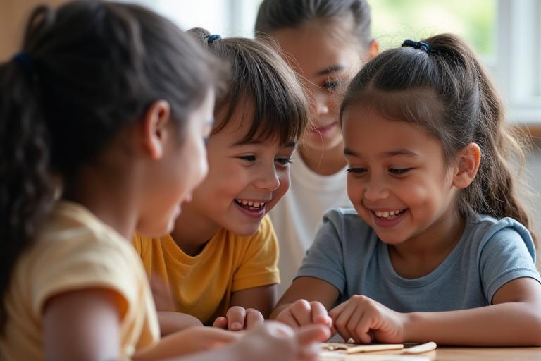 Desarrollo emocional en talleres para niños