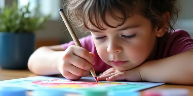Programa de arte infantil creativo